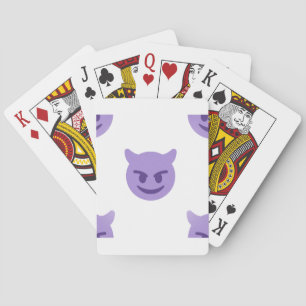 Baraja De Cartas emoji del diablo