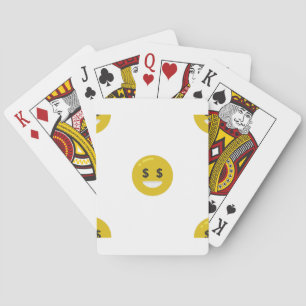 Baraja De Cartas emoji ocular de dinero