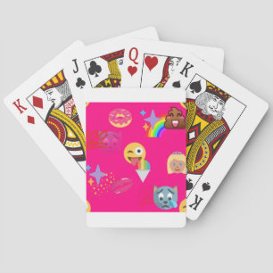 Baraja De Cartas emoji rosa caliente