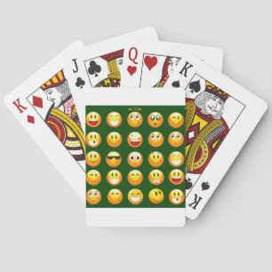 Baraja De Cartas emoji verde oscuro