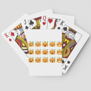 Baraja De Cartas emojis de calabaza de halloween