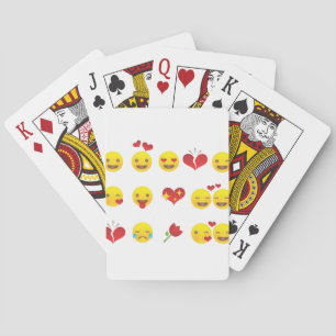 Baraja De Cartas Emojis de San Valentín