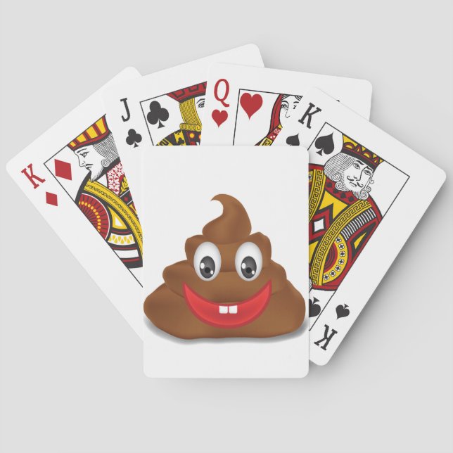 Baraja De Cartas emojis poo (Reverso)