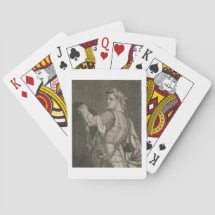 Baraja De Cartas Emperador de D. Titus Vespasian del engrav del