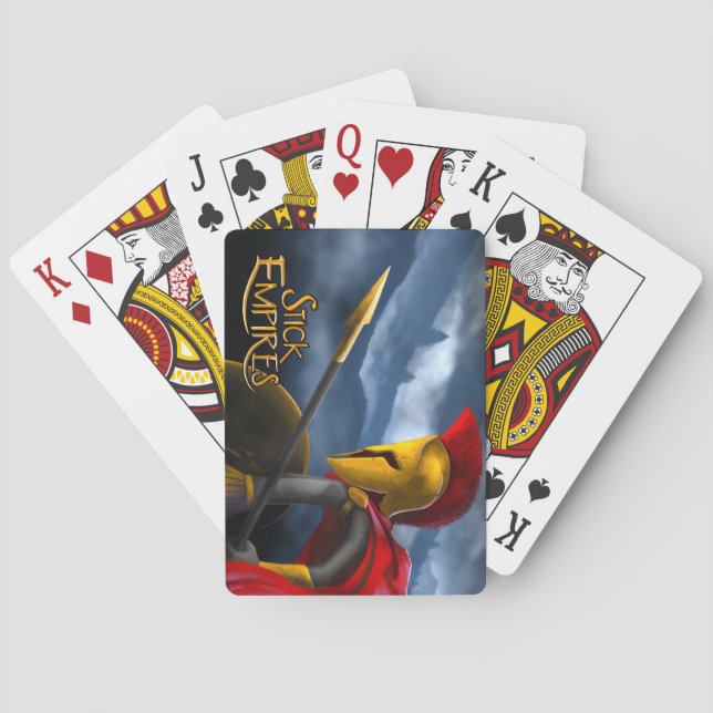 Baraja De Cartas Empires Stick - Speartan (Reverso)