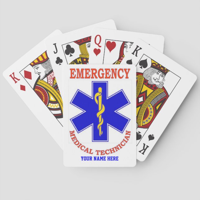 BARAJA DE CARTAS EMT TECHNICIAN (Reverso)