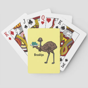 Baraja De Cartas Emu con ilustracion personalizado de huevos