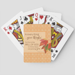 Baraja De Cartas En Cada Cosa Da Gracias - 1 Esto. 5:18