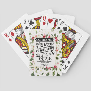 Baraja De Cartas En cuanto a mí y mi casa