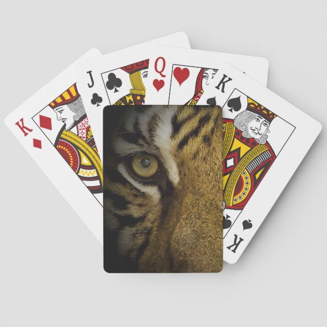 Baraja De Cartas En el ojo de un tigre (Reverso)