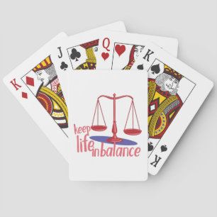 Baraja De Cartas En equilibrio