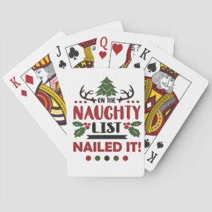Baraja De Cartas En La Lista Malvada, Los Navidades Divertidos De L