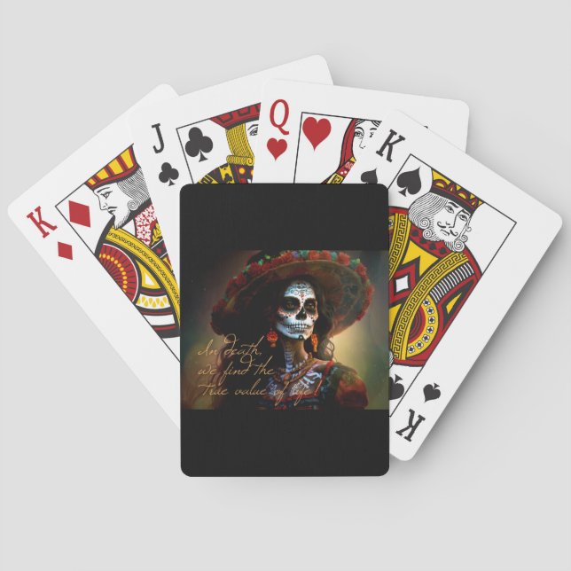 Baraja De Cartas En La Muerte, Encontramos... (Reverso)