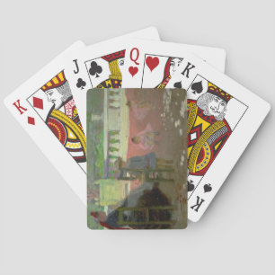 Baraja De Cartas En los jardines de Luxemburgo
