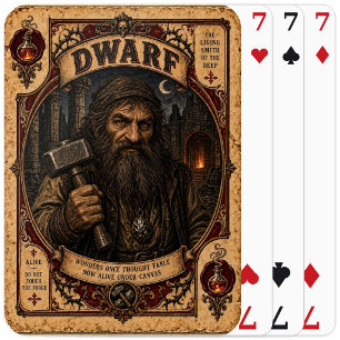 Baraja De Cartas Enano, Monstruos de Circo Antiguo