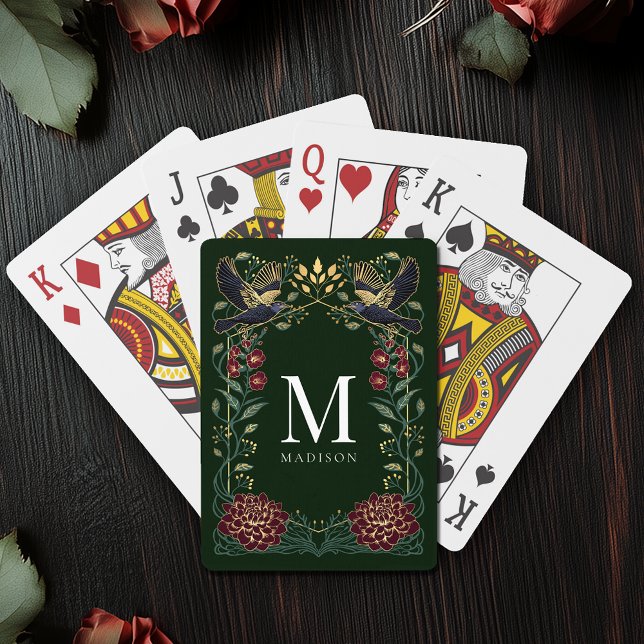 Baraja De Cartas Encantado Monograma de Snapdragon de barro gótico (Subido por el creador)