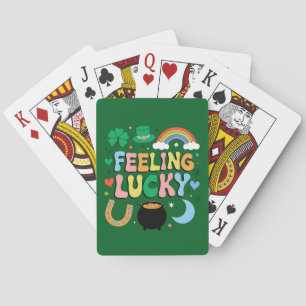 Baraja De Cartas Encantador Día de San Patricio Sentirse Afortunado