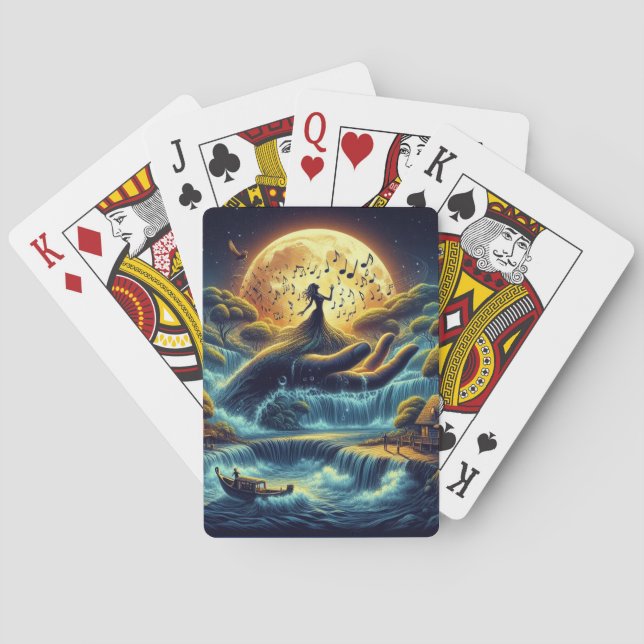 Baraja De Cartas Encantadora Serenade de la Luna (Reverso)
