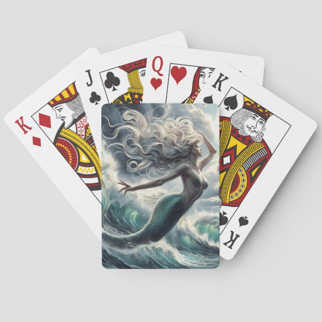 Baraja De Cartas Encantadora Sirena (Reverso)