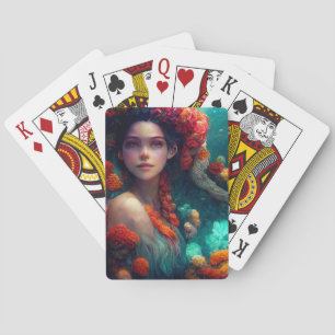 Baraja De Cartas Encantadora Sirenita Mística