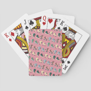 Baraja De Cartas Encantadores Rollerskates Retro Dusty Rosa