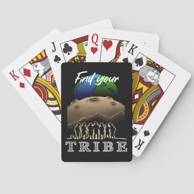 Baraja De Cartas Encuentra tu tribu (Reverso)