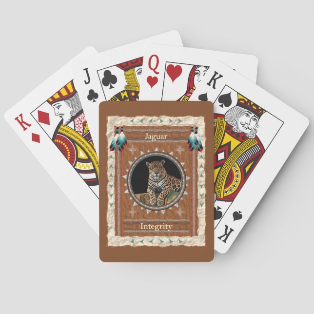 Baraja De Cartas Energía de Integridad Jaguar (Reverso)