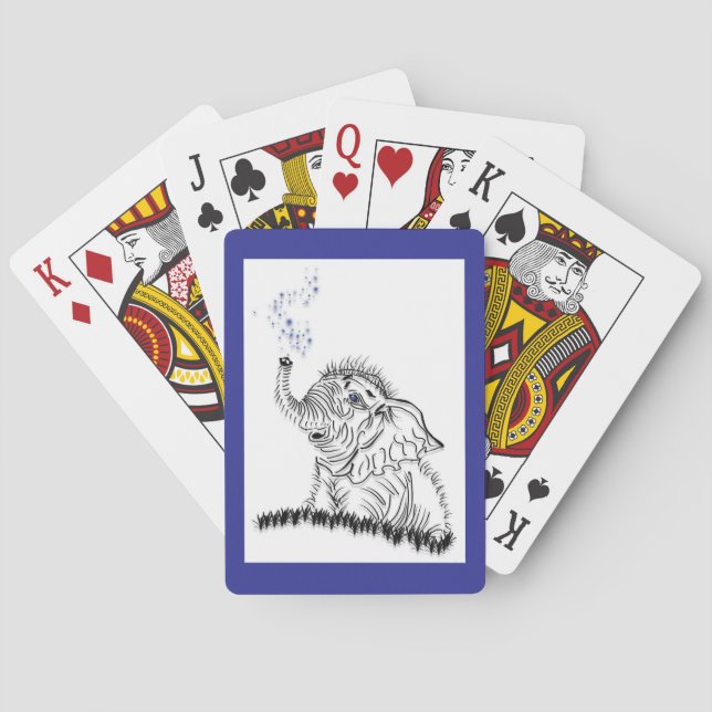Baraja De Cartas Energía elefante (Reverso)