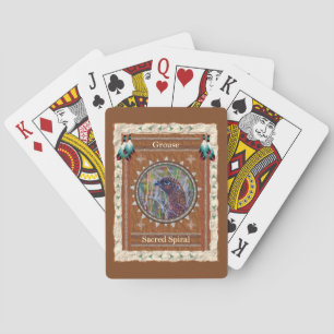 Baraja De Cartas Energía Espiral Sagrada de Urogallo