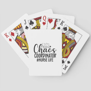 Baraja De Cartas Enfermera Gift Chaos Coordinador Enfermera Vida