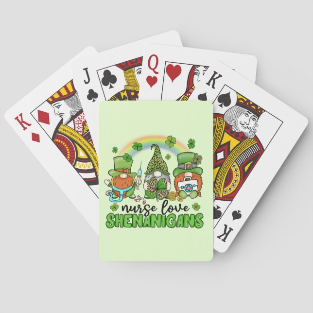 Baraja De Cartas Enfermera Love Shenanigans St. Patrick's (Reverso)