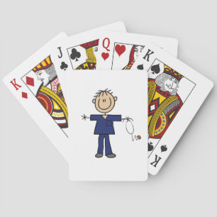 Baraja De Cartas Enfermero varón figura de palitos piel media