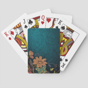 Baraja De Cartas Engraved Wildflowers Playing Cards