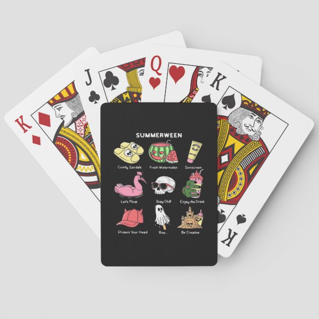 Baraja De Cartas Enjoy Summerween Classic (Reverso)