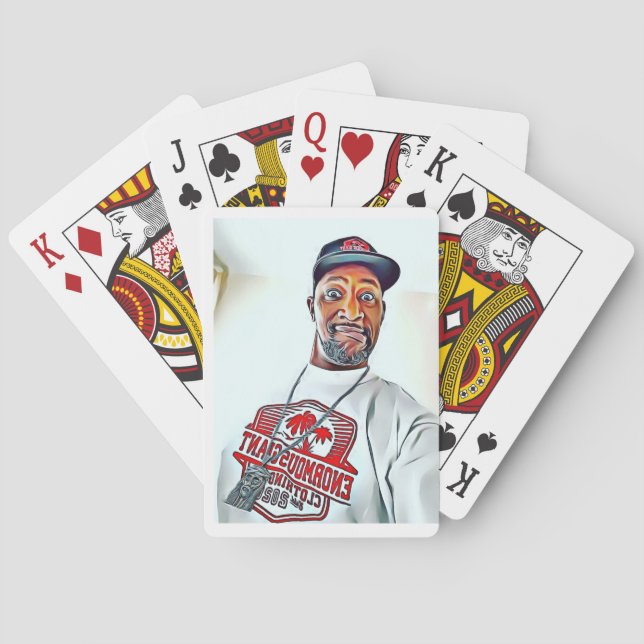 Baraja De Cartas Enorme empresa de ropa gigante. Tarjetas de reprod (Reverso)