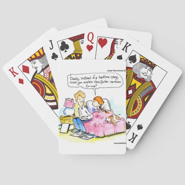 Baraja De Cartas Enséñame a Leer Sátira Papá Divertido (Reverso)