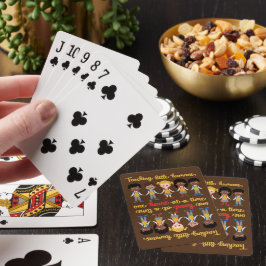 BARAJA DE CARTAS ENSEÑANDO A POCOS HUMANOS UN CORAZÓN A LA VEZ
