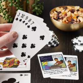 Baraja De Cartas Enseñando Tarjetas de Jugamiento de Kindergarten
