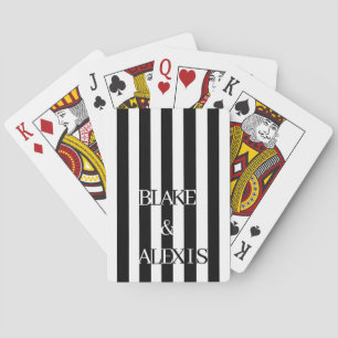 Baraja De Cartas Ensueño monocromo del infinito en blanco y negro