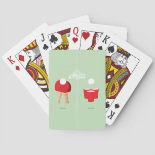 Baraja De Cartas Entonces y ahora: Ping-pong