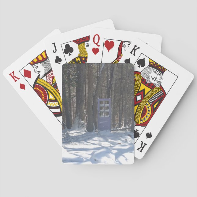 Baraja De Cartas Entrada de la puerta a las tarjetas de juego de bi (Reverso)