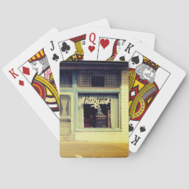 Baraja De Cartas Entrada de tienda de antigüedades
