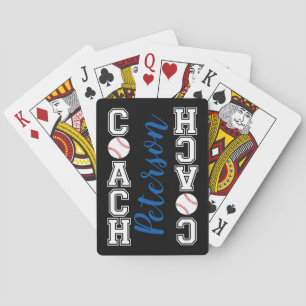 Baraja De Cartas Entrenador de béisbol, gracias regalo - ¡agita!