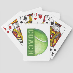 Baraja De Cartas Entrenador de tenis