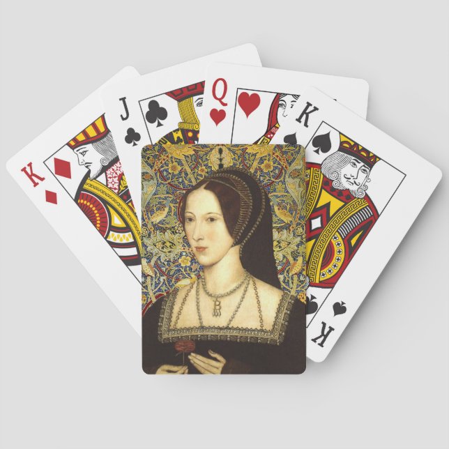 Baraja De Cartas Equipo Boleyn - Reina Anne Boleyn de Inglaterra (Reverso)