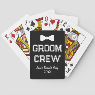 Baraja De Cartas Equipo de Despedida de Soltero Personalizado