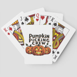 Baraja De Cartas Equipo de Picking de Calabaza Fantasma Halloween M