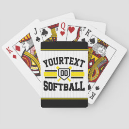 Baraja De Cartas Equipo de variación de NOMBRE ADD personalizado de