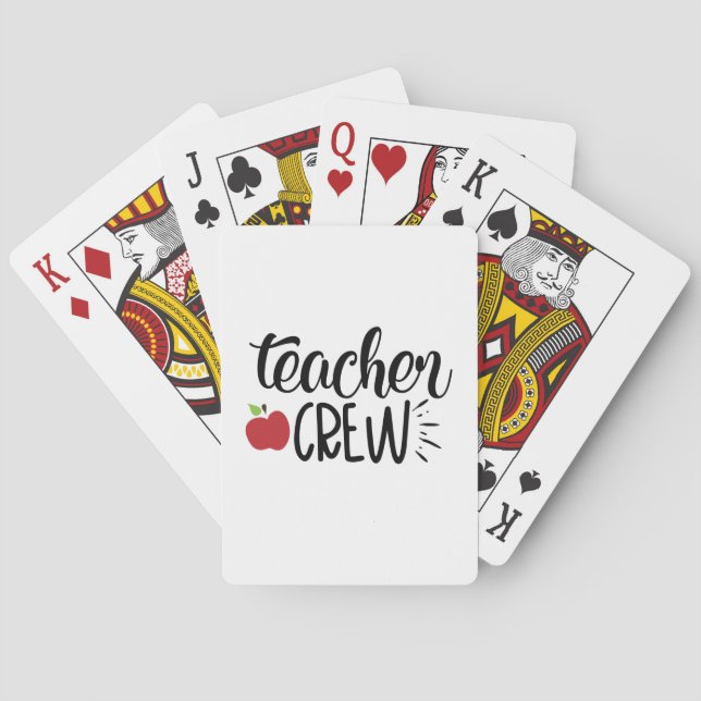 Baraja De Cartas Equipo docente (Reverso)