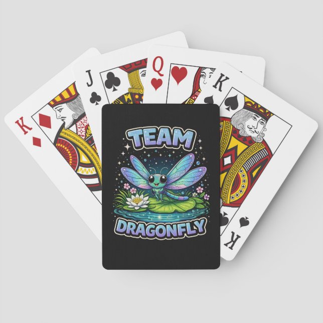 Baraja De Cartas Equipo Dragonfly (Reverso)
